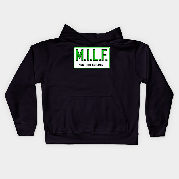 Basic Milf Kids Hoodie by Cassie’s Cryptid Land